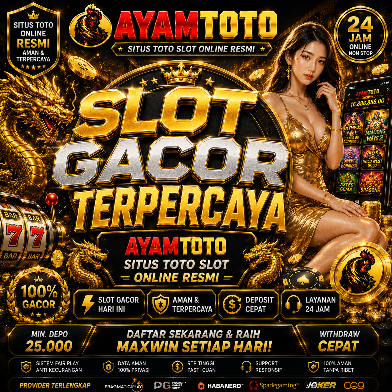 AYAMTOTO : Link Situs Slot Gacor Terpercaya & Toto 4D Resmi Online